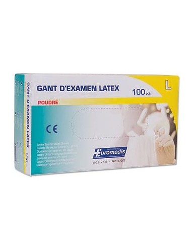Gant Latex micro poudré AQL 1,5 -...